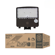 150W LED Shoebox Parking Lot, Street Light with Inbuilt Multifunction Motion Sensor